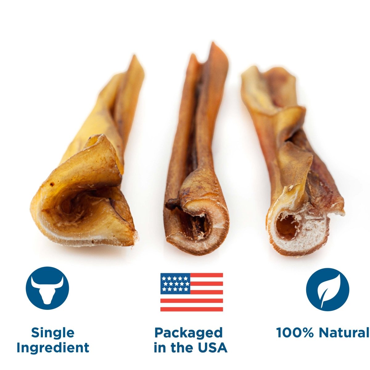 Four different types of Best Bully Sticks 6-Inch Cheeky Beef Sticks are shown on a white background.