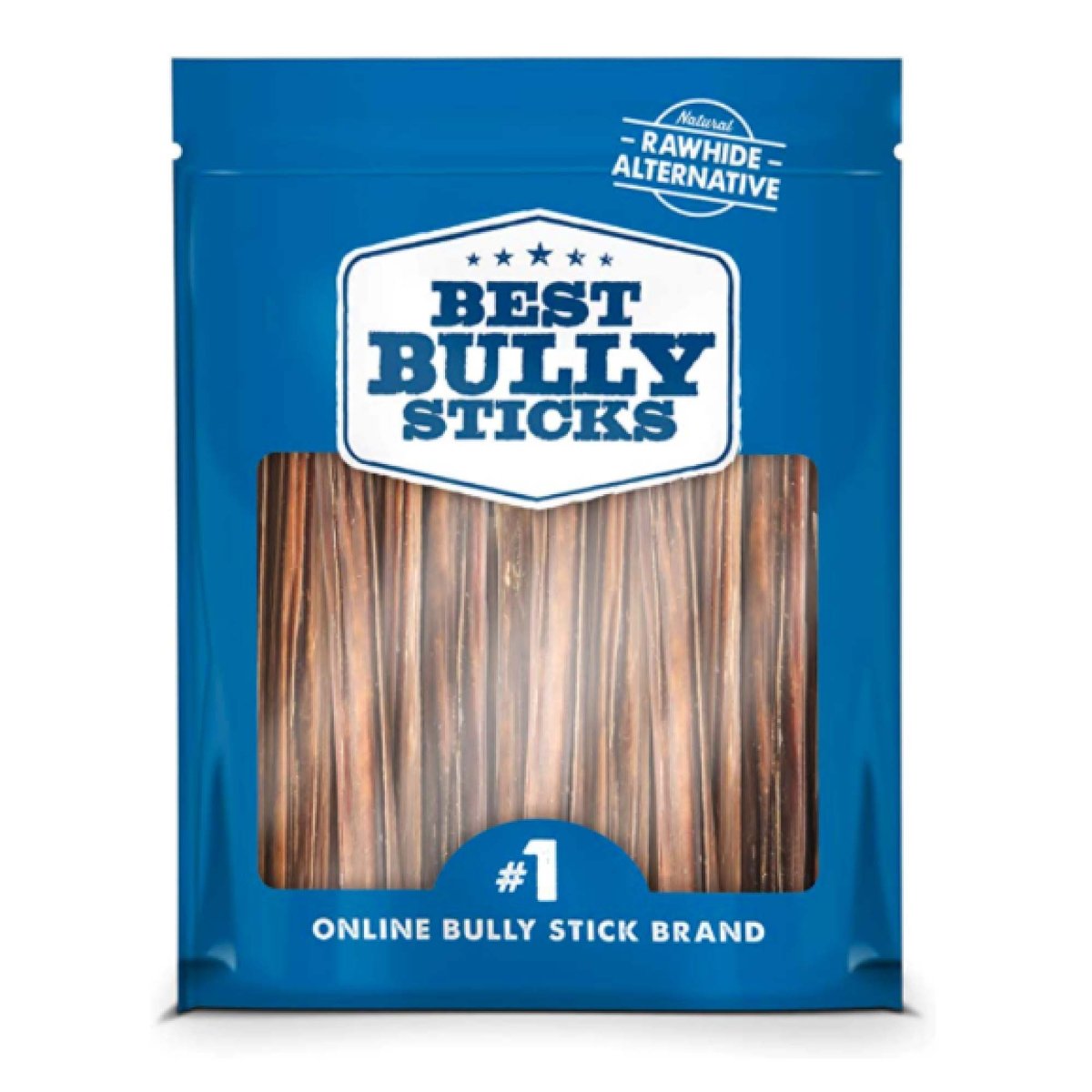 Best Bully Sticks 6-Inch Gullet Stick in a bag.