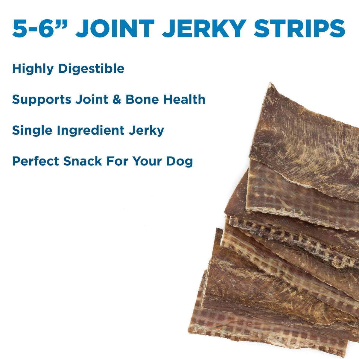 The Joint Jerky Bite by Best Bully Sticks is an ideal snack for dogs, boasting the advantages of chondroitin to support optimal joint and bone health. Made from a single ingredient, these highly digestible treats offer excellent joint support while being irresistibly tasty.
